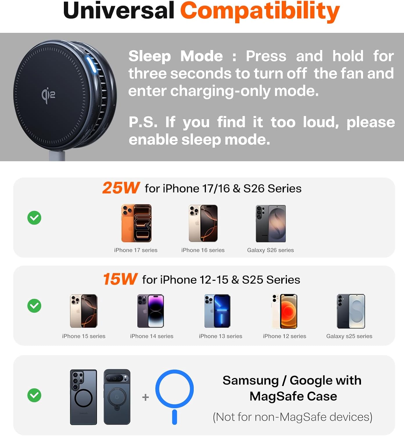 Thumbnail 6 de TORRAS PolarCircle Qi2.2 25W Magnetic Wireless Charger