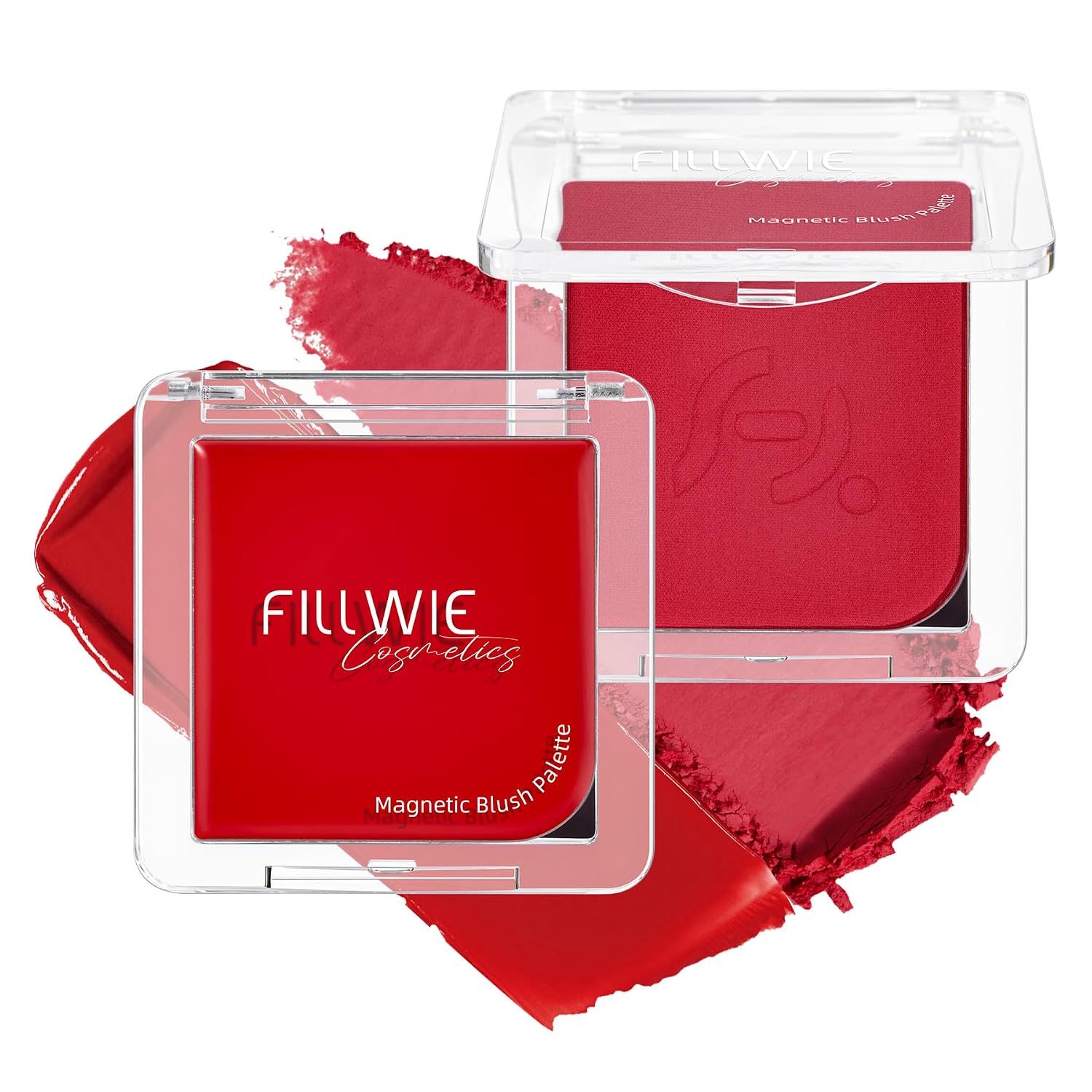 Detalle de Fillwie Cream and Powder Blush Duo, Wine Red