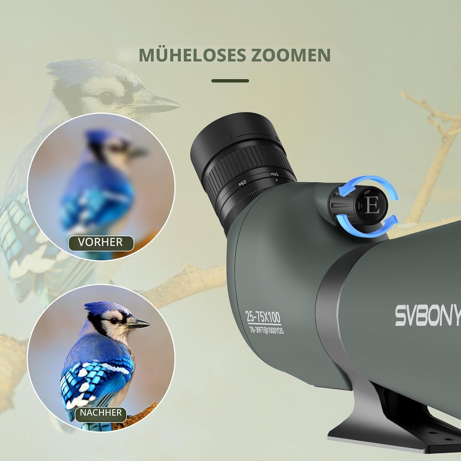 Thumbnail 6 de SV28 Spektiv 25-75x100 mm mit Zoom
