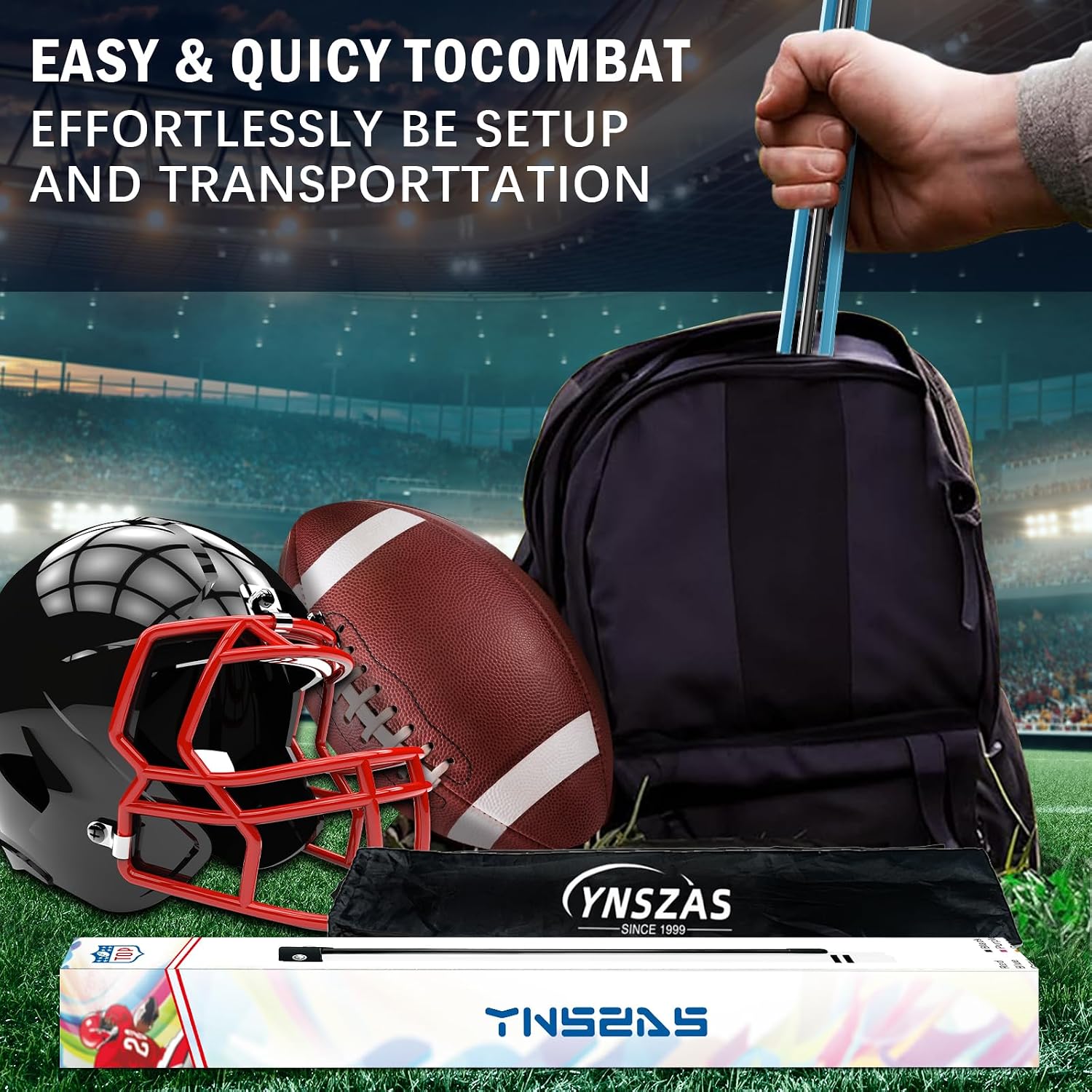 Thumbnail 4 de YNSZAS Football Kicking Tee Holder Stand for All Football Sizes