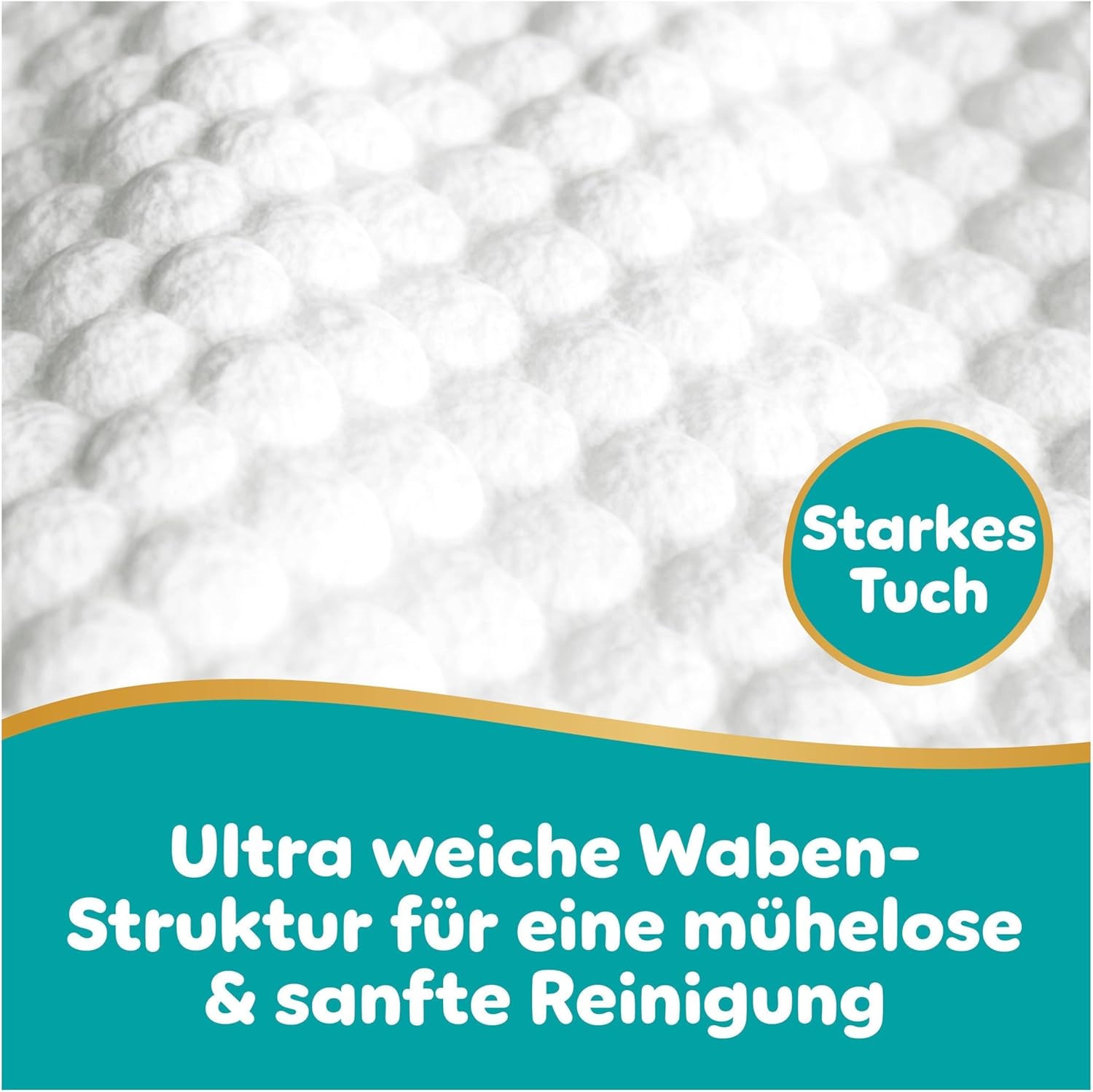 Thumbnail 3 de Pampers Aqua Soft Touch Baby-Feuchttücher mit 99% Wasser, 18 Packungen