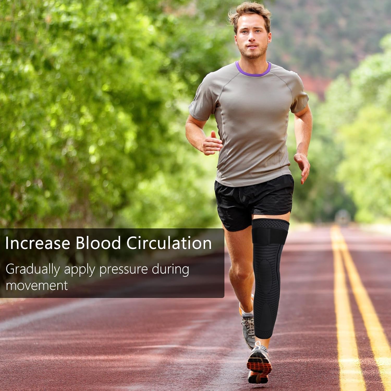 Thumbnail 2 de Ruilaibao graded compression full leg sleeves