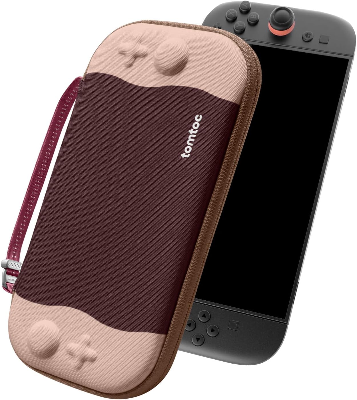 Detalle de tomtoc Slim Carrying Case for Nintendo Switch 2 (Model 2025) with 12 Game Card Slots