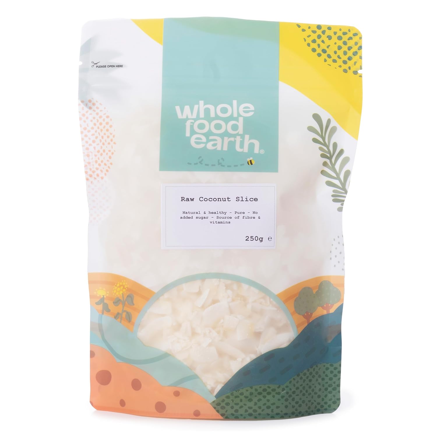 Thumbnail 6 de Wholefood Earth Rohe Kokosnuss-Scheiben, 1 kg – GMO frei, vegan, milchfrei, ohne Zuckerzusatz