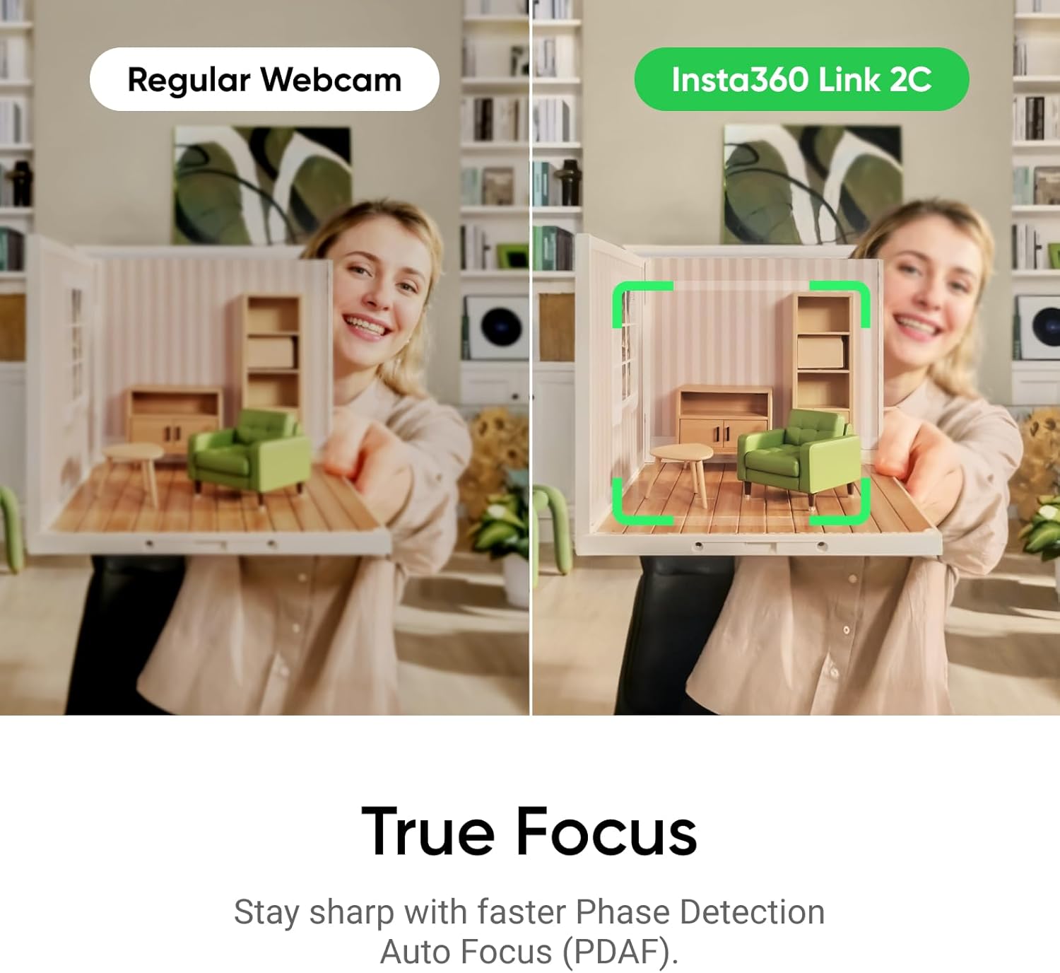 Thumbnail 5 de Insta360 Link 2C: 4K Auto-Framing Webcam for Streaming and Video Calls