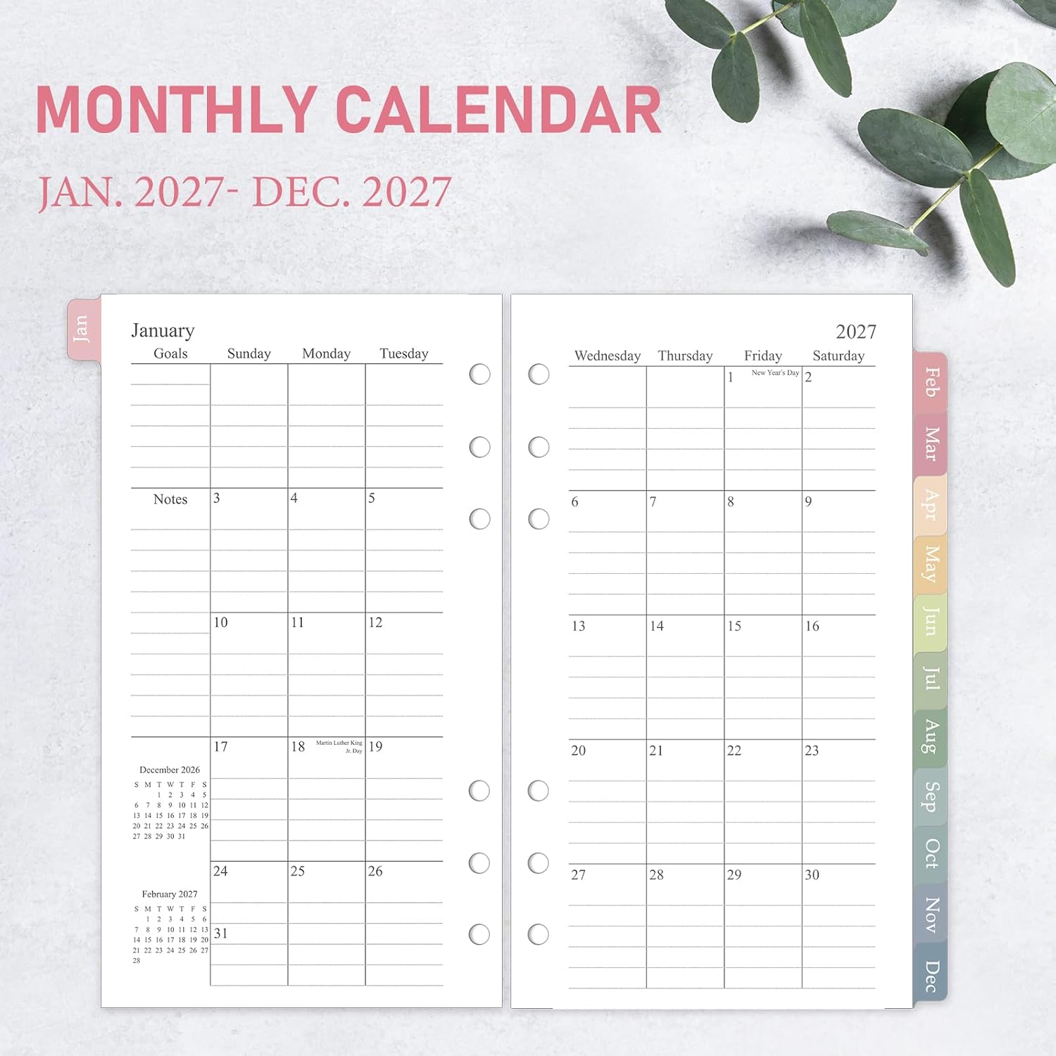 Detalle 1 de Planner Refill, 3.8 x 6.8-Inch