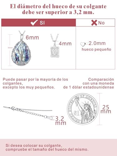 Detalle de FOCALOOK Collar Serpiente 30 pulgadas