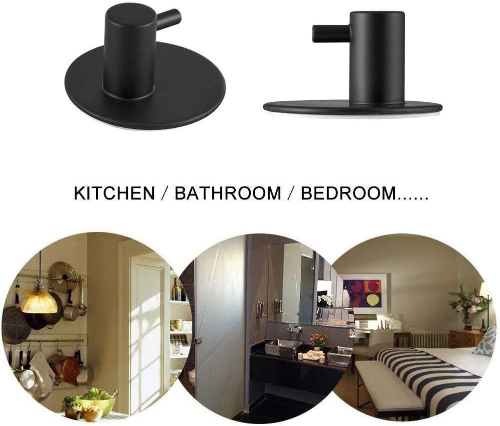 Thumbnail 4 de LYLIN Ganci Adesivi Inox Nero 4Pcs