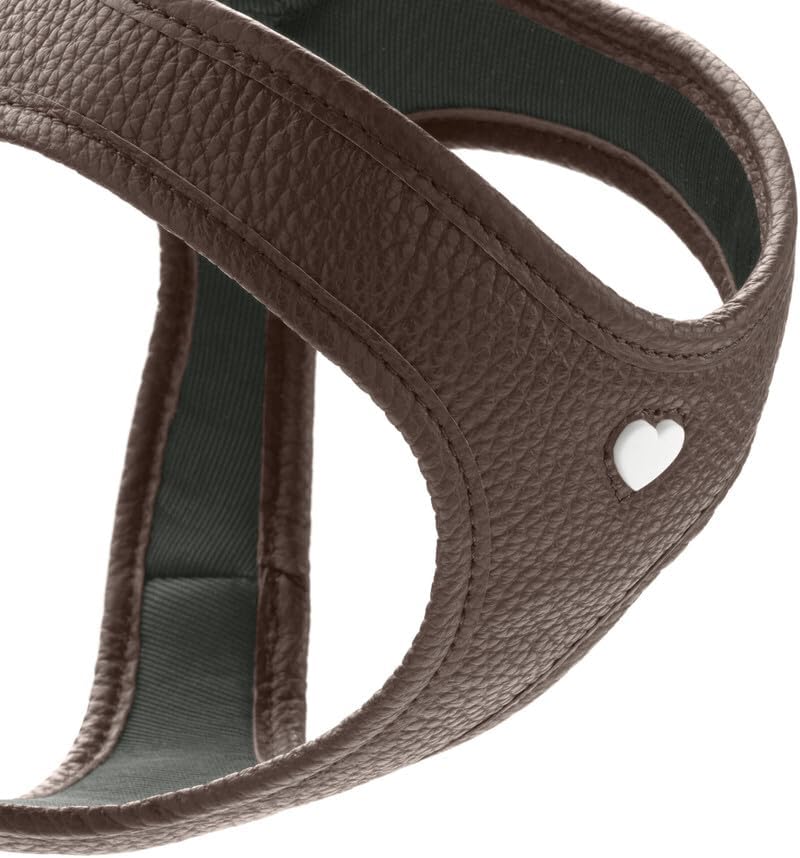 Detalle de Hunter Hundegeschirr Love XXS-XS braun
