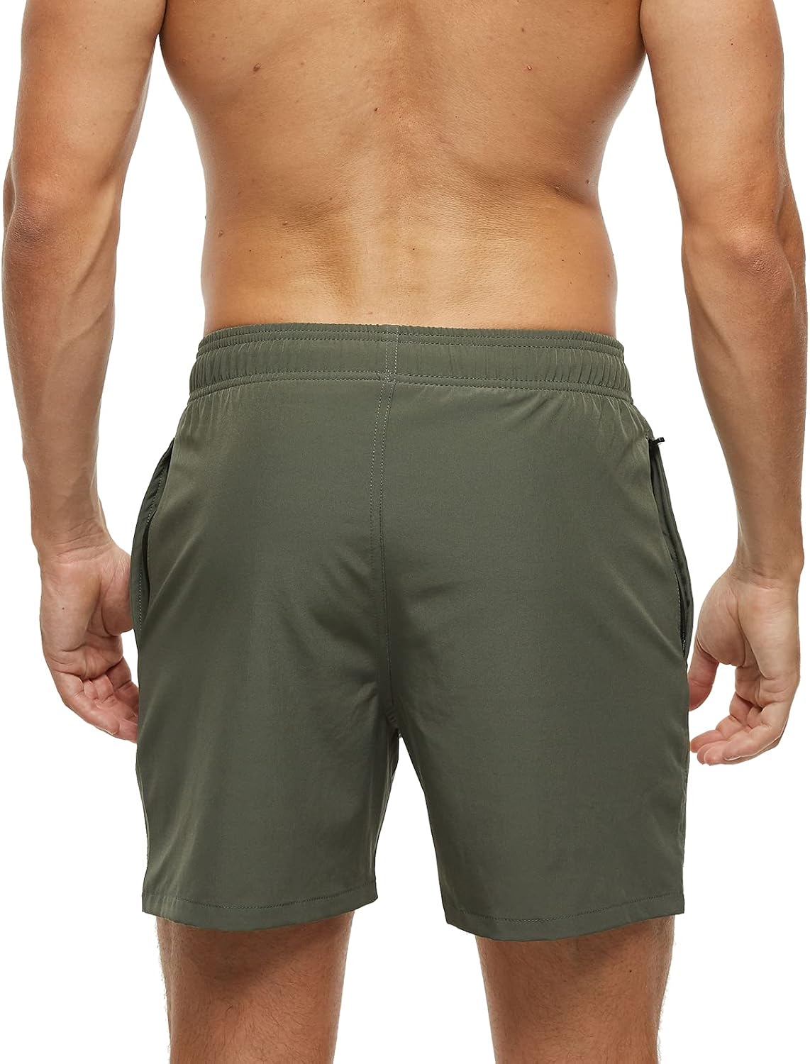 Thumbnail 1 de Aisprts Men's Swimming Shorts: Water-Repellent, Quick-Dry Trunks with Zipper Pockets