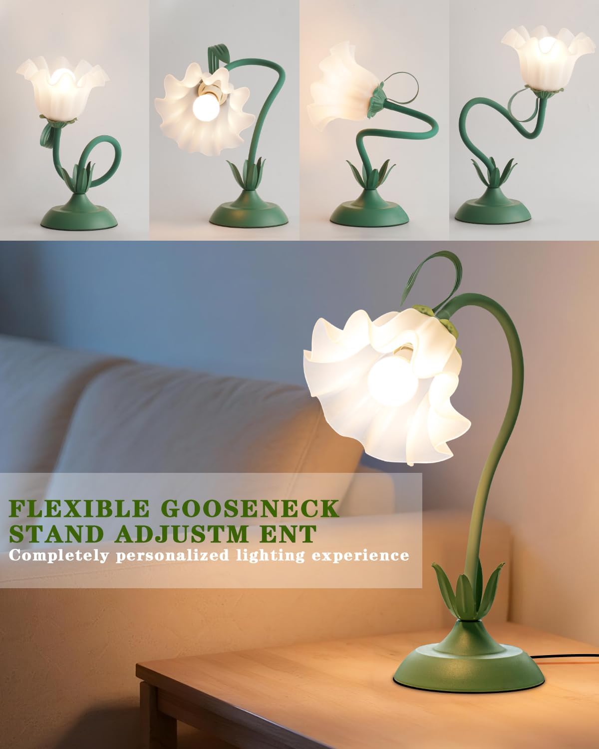 Thumbnail 3 de WERFOP Floral Table Lamp 3-Mode