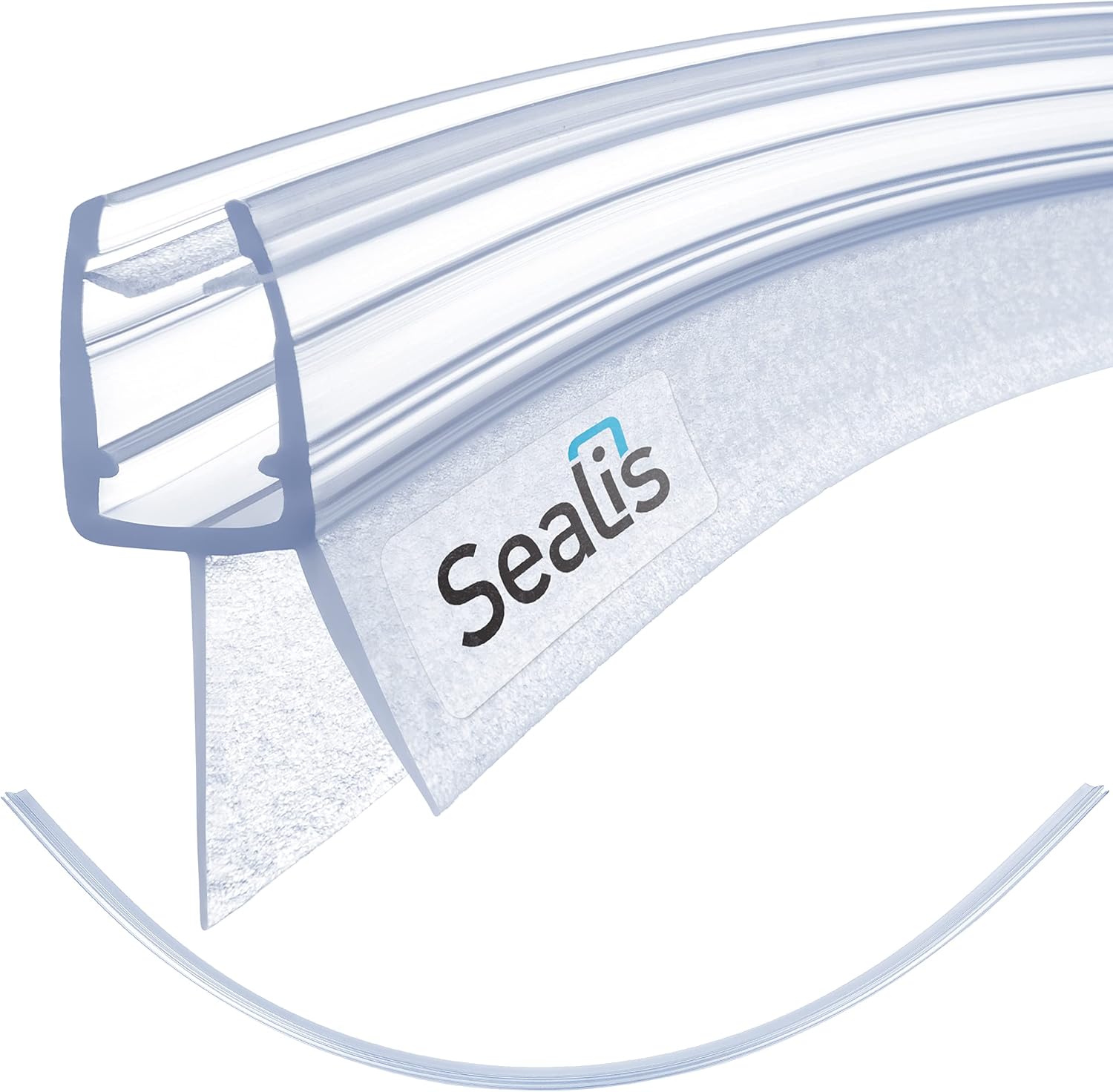 Detalle de Sealis 100cm gebogene Duschdichtung für Rundduschen