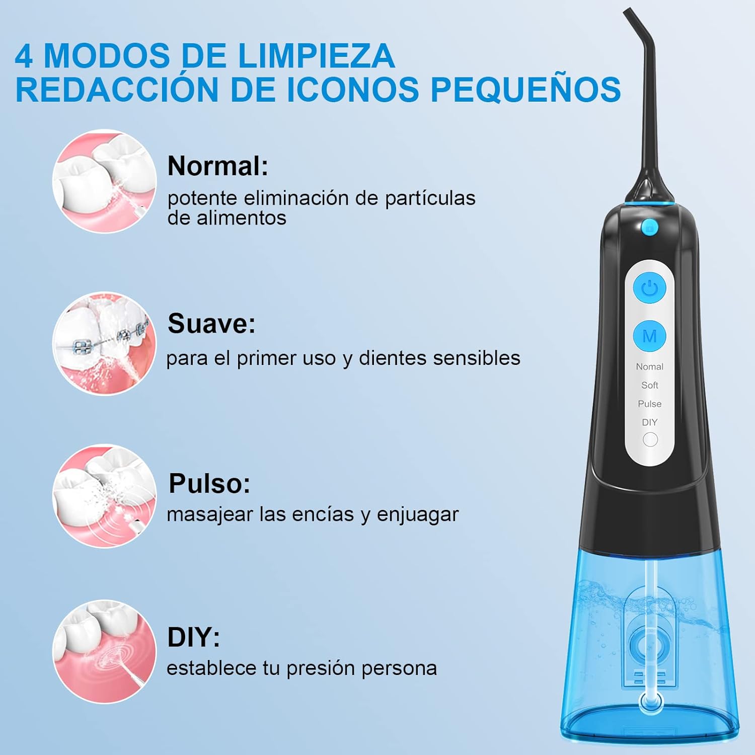 Detalle 2 de SURFOU Idropulsore Dentale 30 usi 🦷