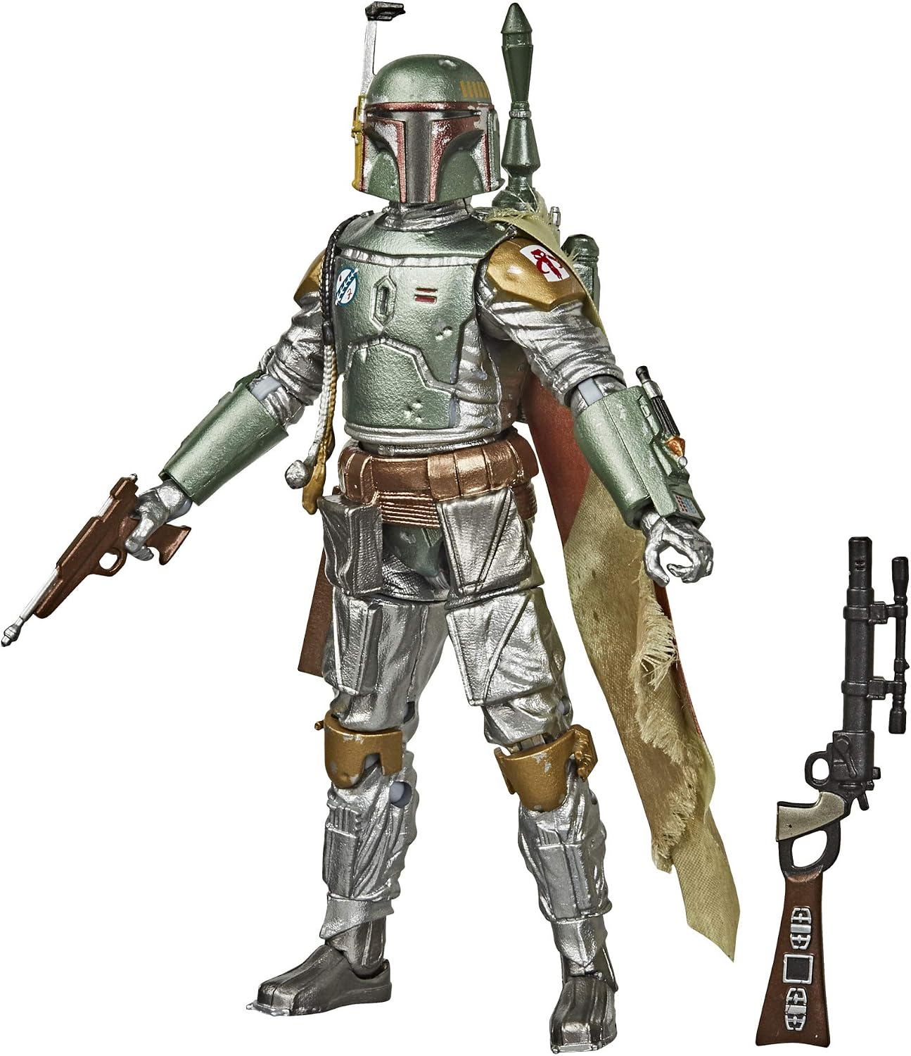 Detalle de ハズブロ スター・ウォーズ ブラックシリーズ ボバ・フェット 40周年記念フィギュア CARBONIZED METALLIC仕上げ
