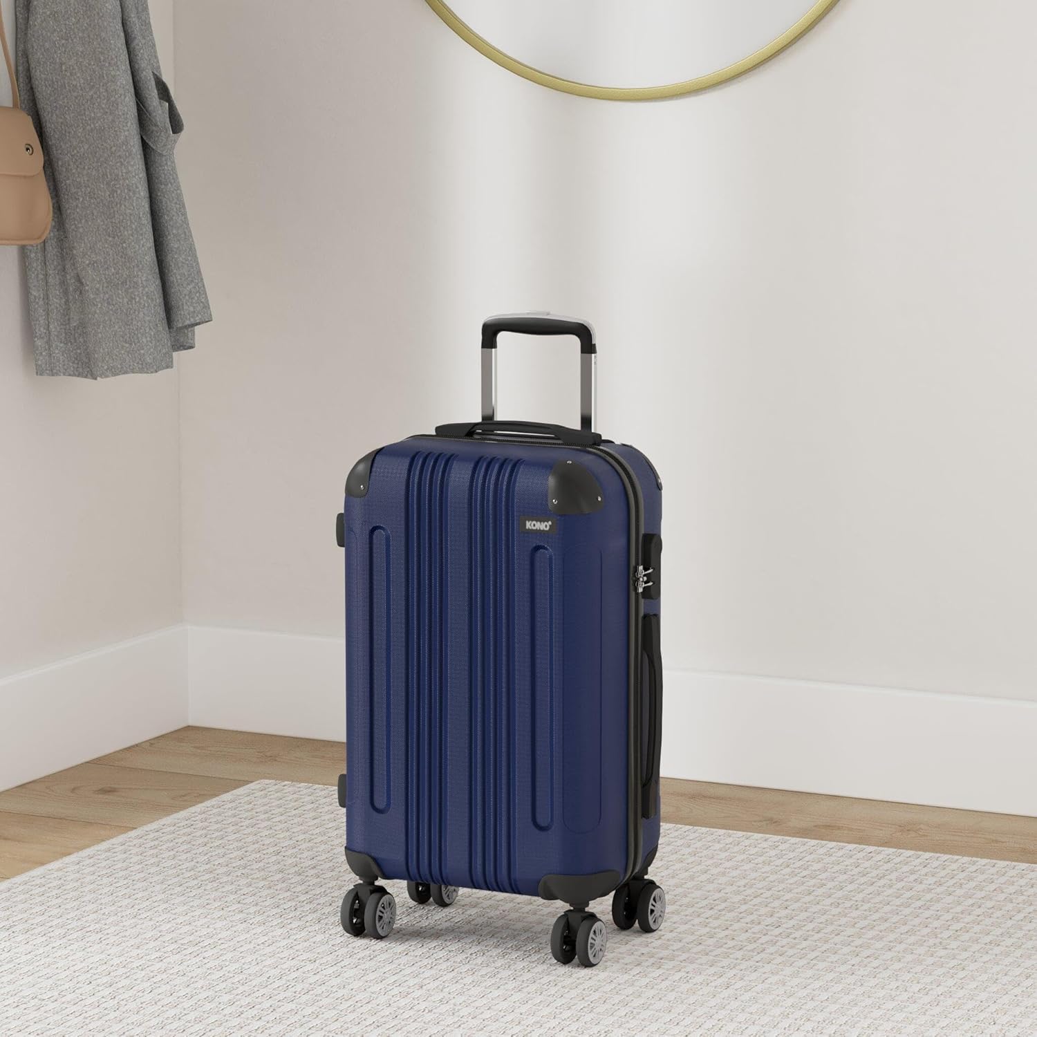 Thumbnail 1 de Kono 28 Inch Large Hard Shell Luggage: Durable ABS+PC Spinner Suitcase