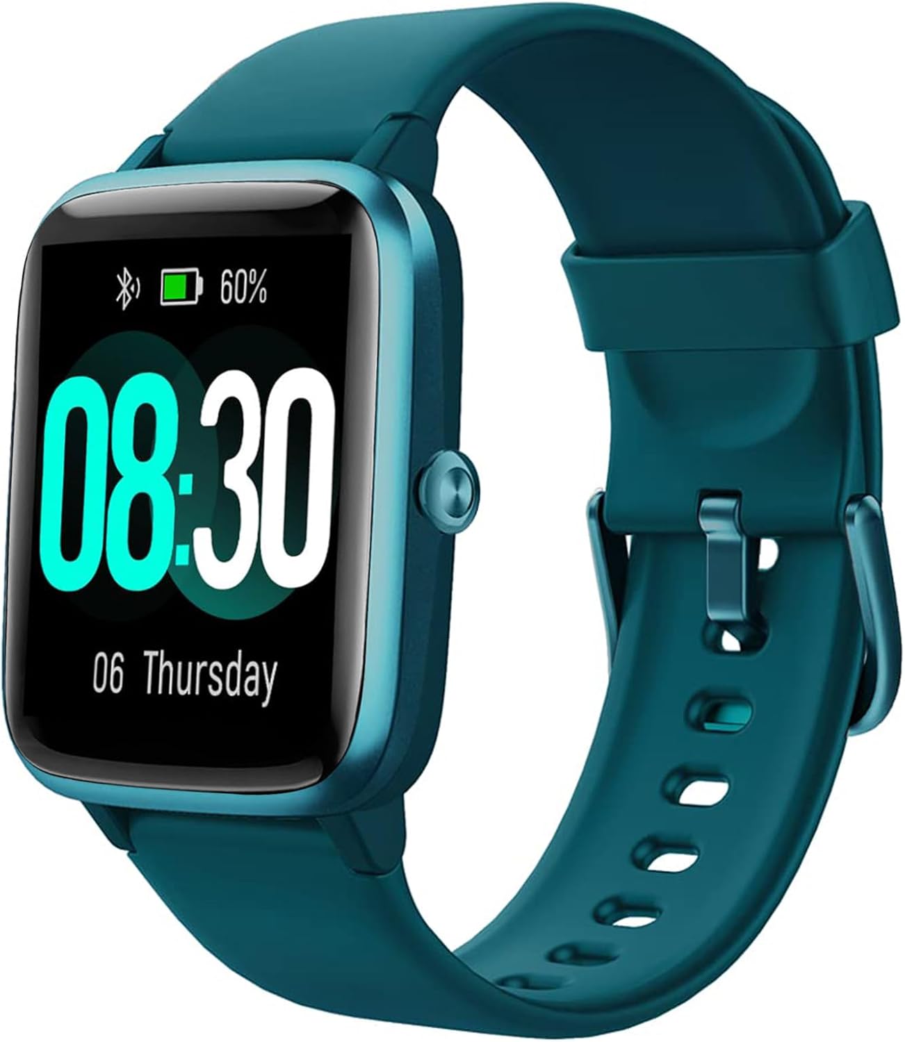 Thumbnail 1 de SUGARJAR 19mm Silicone Strap for Fitpolo ID205L/ID205S and More – Comfortable, Easy to Swap