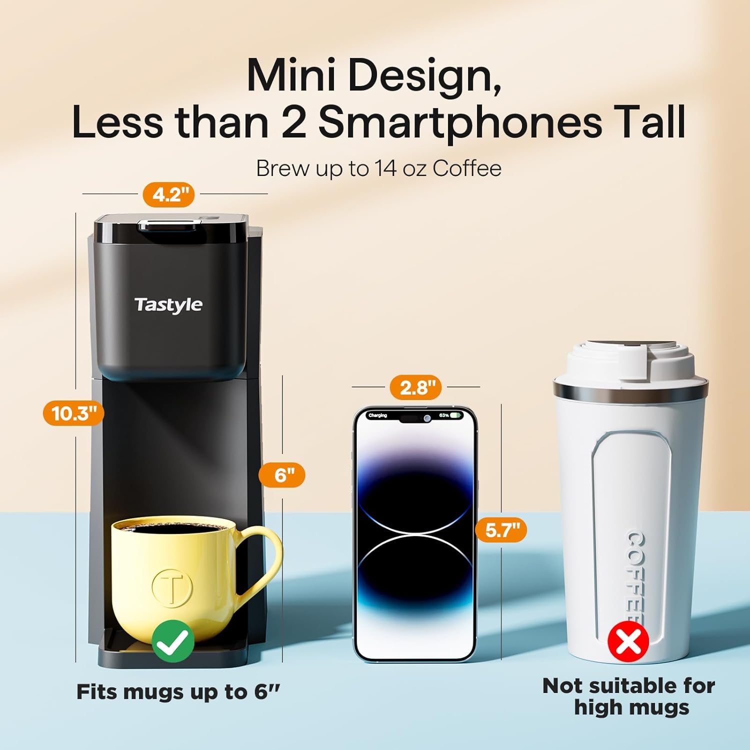 Detalle 2 de Tastyle Mini 2.0 Single Serve 6-14 oz