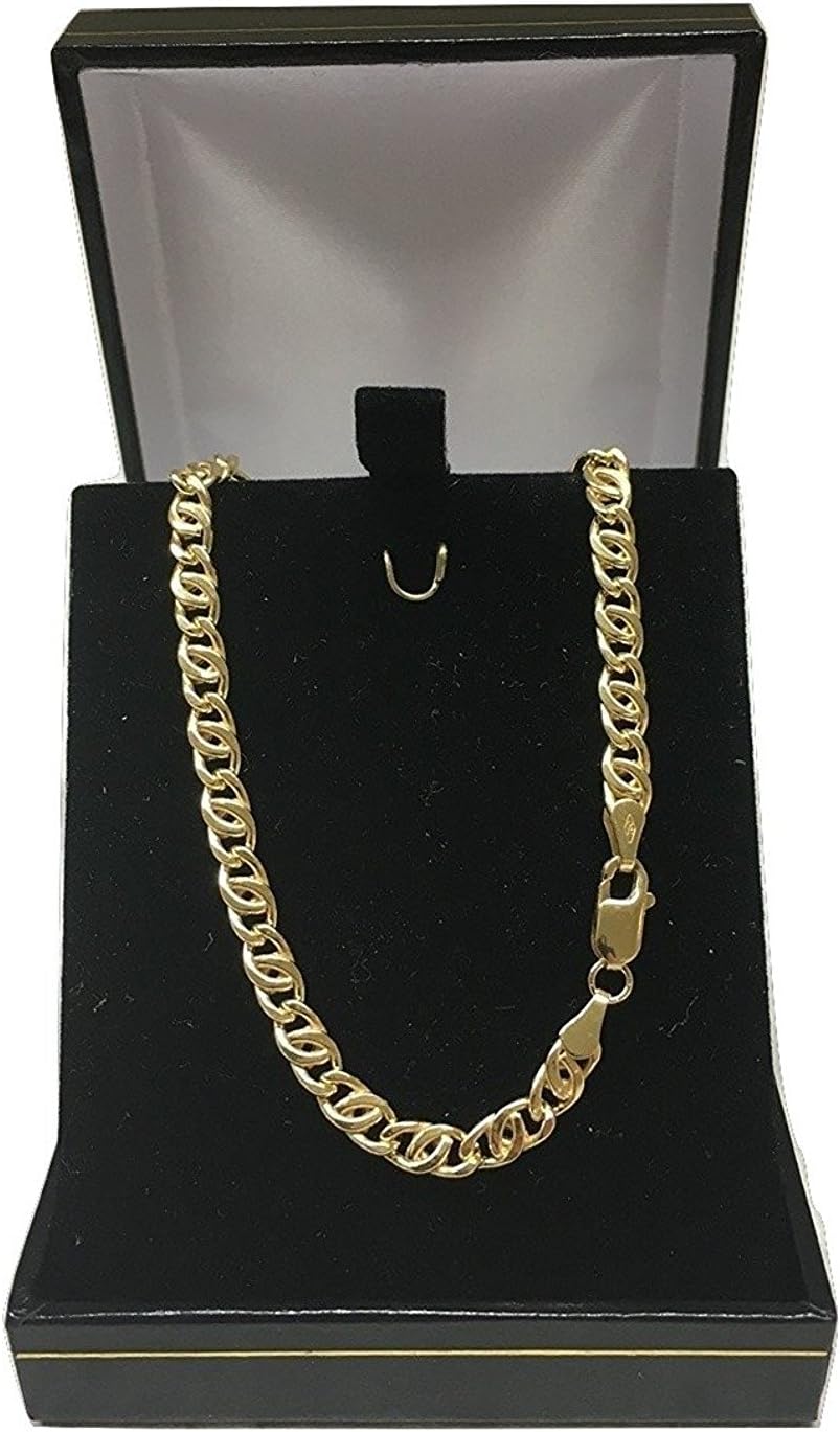 Thumbnail 1 de Bracciale Panzer in oro giallo 14K/585, 5,00 mm – unisex