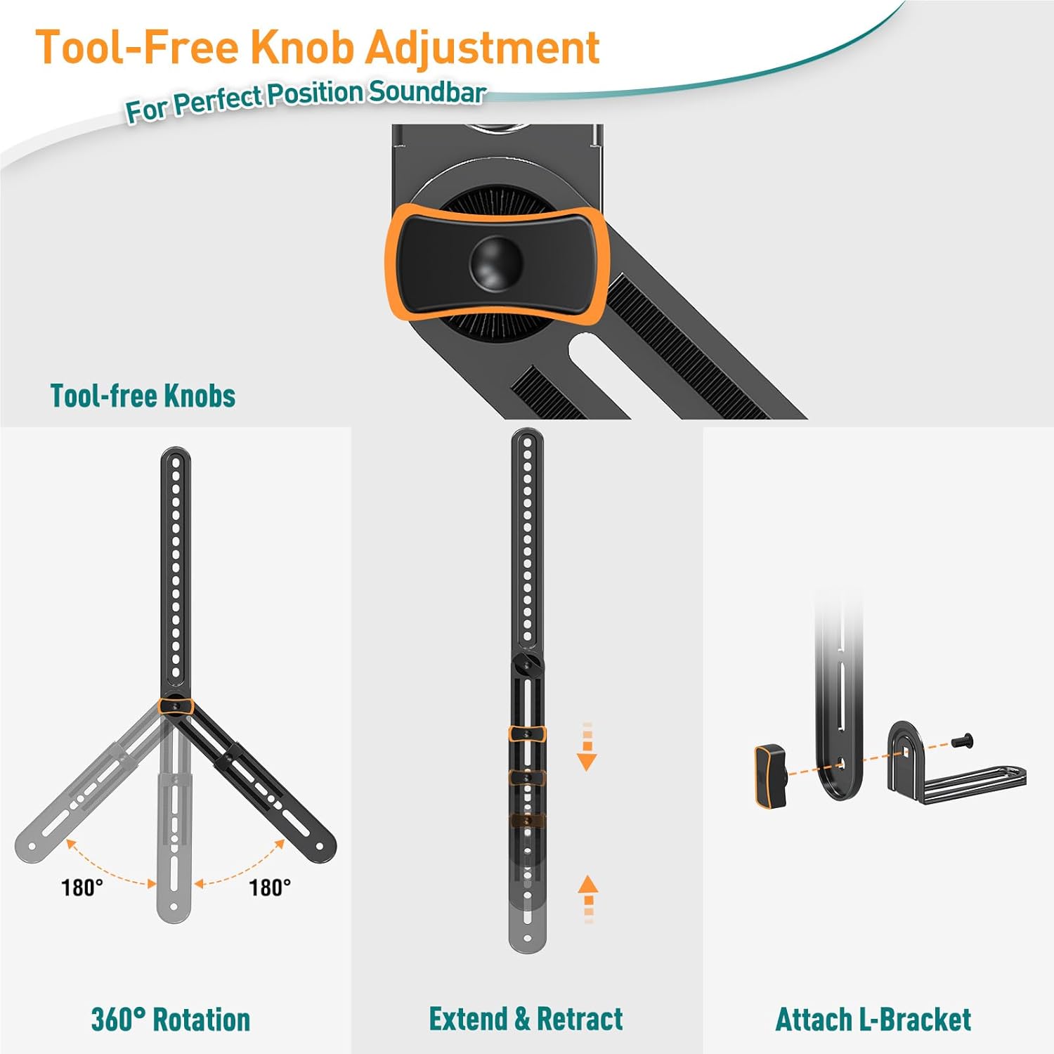 Thumbnail 4 de ELIVED Soundbar Bracket EV5010