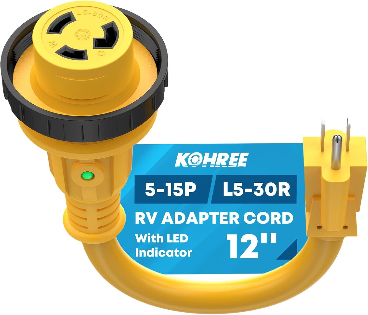 Thumbnail 6 de Kohree RV Power Adapter, 12-Inch