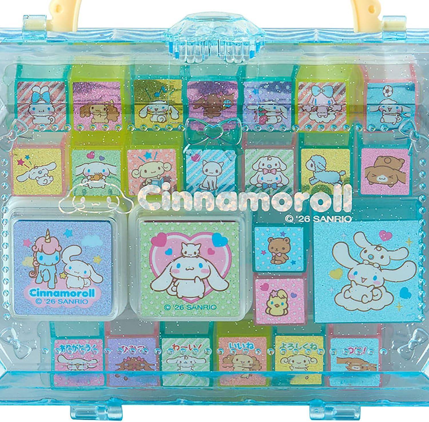 Detalle 1 de サンリオ 947385 スタンプセットL シナモロール 23柄・インクパッド付き