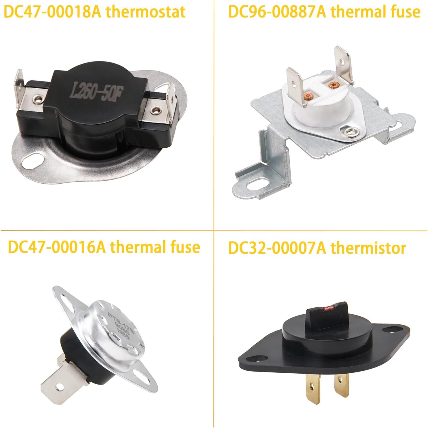 Detalle 2 de Siwdoy DV45H7000EP/A3 DV45H7000EW/A2 Dryer Heating Element Kit, 5300W