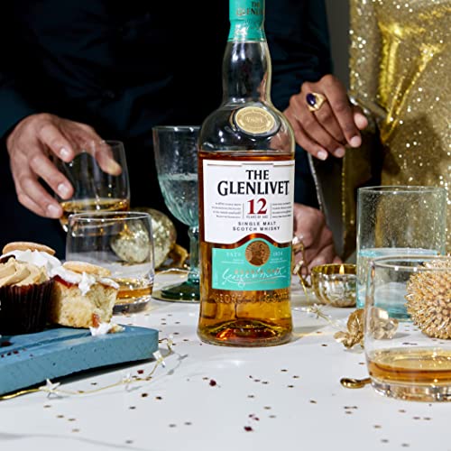 Detalle de The Glenlivet 12 Años Whisky Escocés de Malta 🥃 700 ml