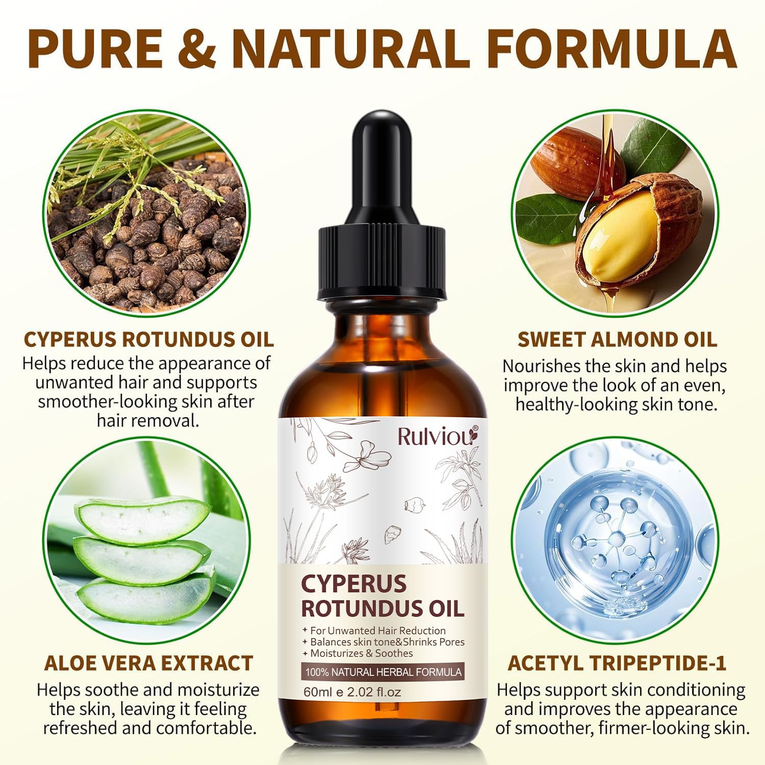 Detalle de Rulviou Cyperus Rotundus Oil 4 fl oz