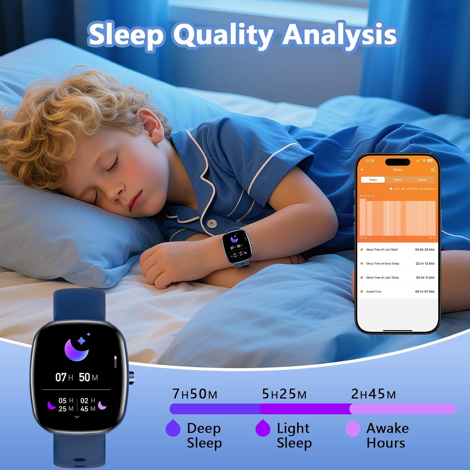 Detalle 2 de Tynggko Kids Smart Watch 100 modes