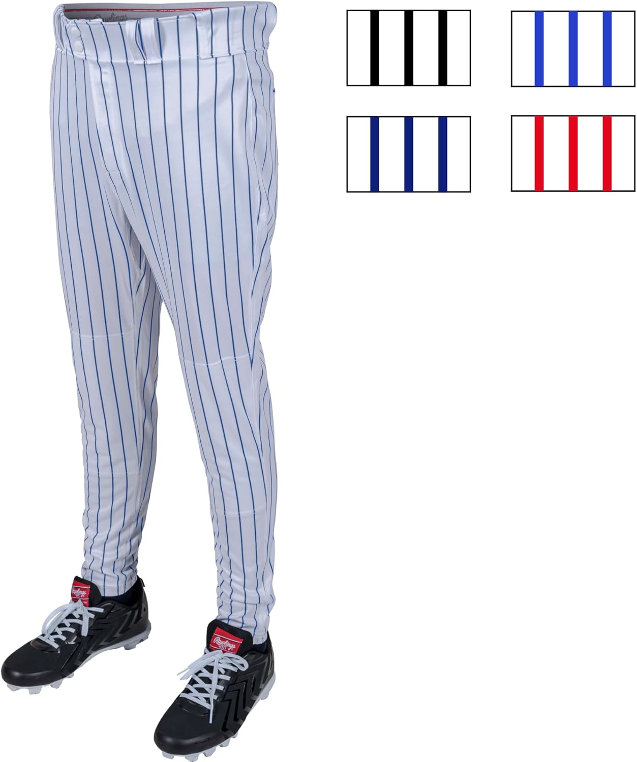 Detalle de Rawlings Men's Pro 150 Series Baseball Pants — Jogger Fit