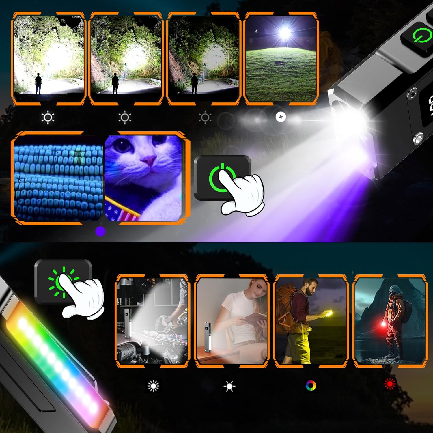 Thumbnail 3 de Relybo FP110 Torcia LED 1.000.000 lumen 🔦