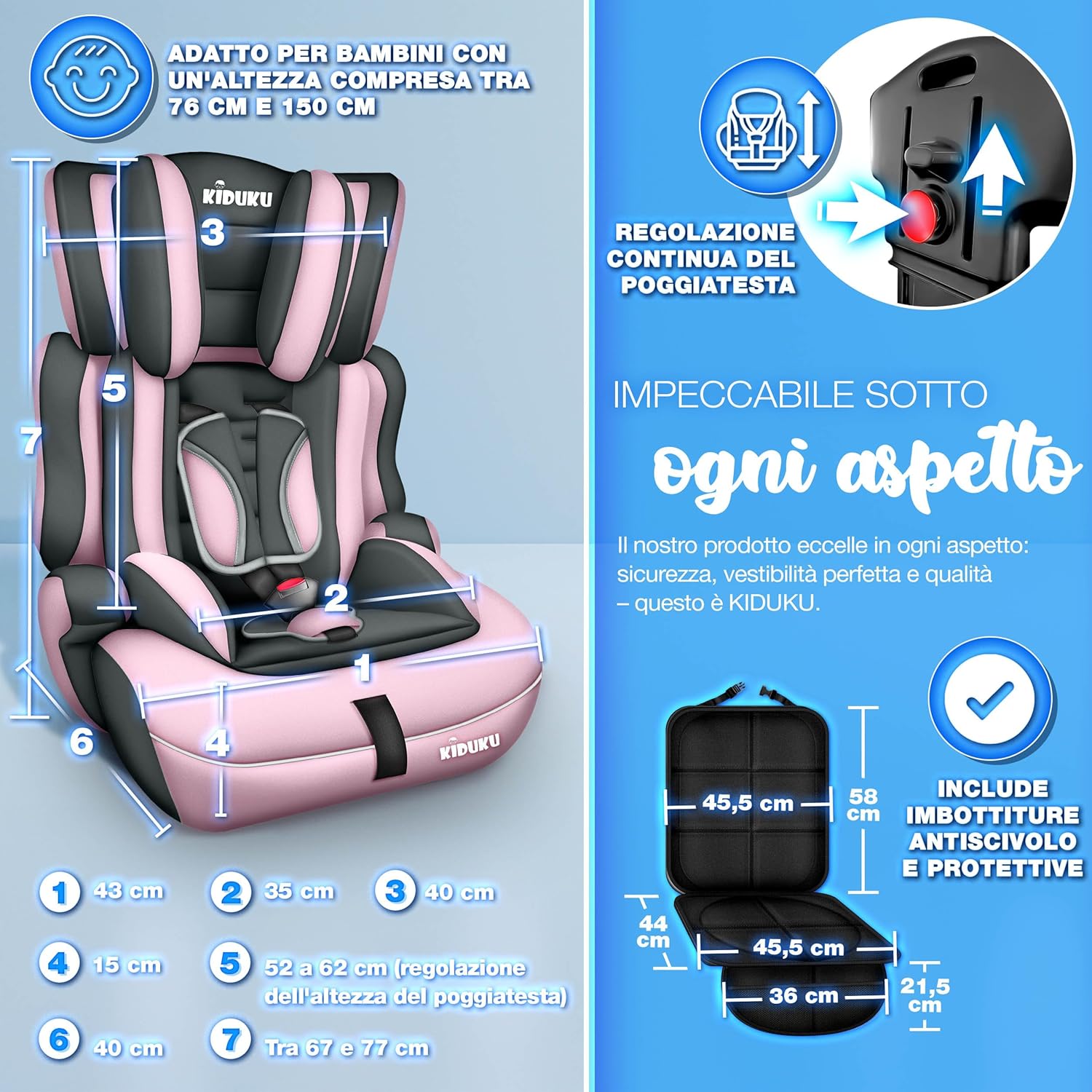 Thumbnail 4 de KIDUKU Seggiolino auto 9-36 kg