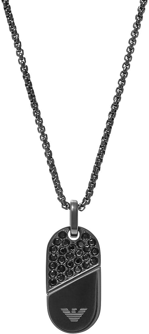 Detalle 1 de Emporio Armani Herren-Edelstahl-Halskette đź’Ž