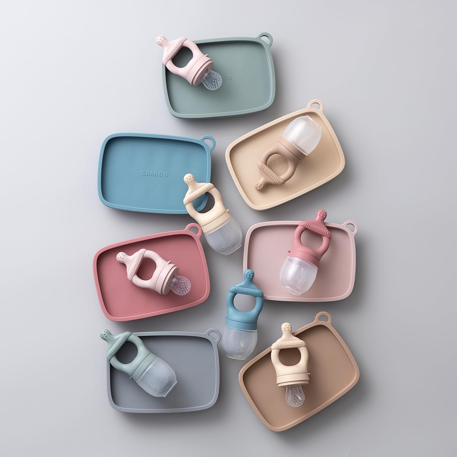 Thumbnail 6 de SAMiGO Baby Food Fruit Feeder & Breastmilk Popsicle Mold Set (Silicone Teether, Freezer Tray) — 4 Months+