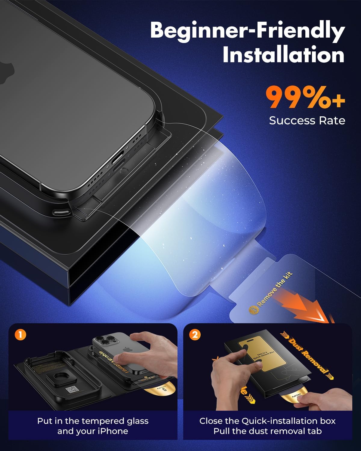 Thumbnail 1 de UNBREAKcable iPhone 16 Pro 6.3-inch Screen Protector
