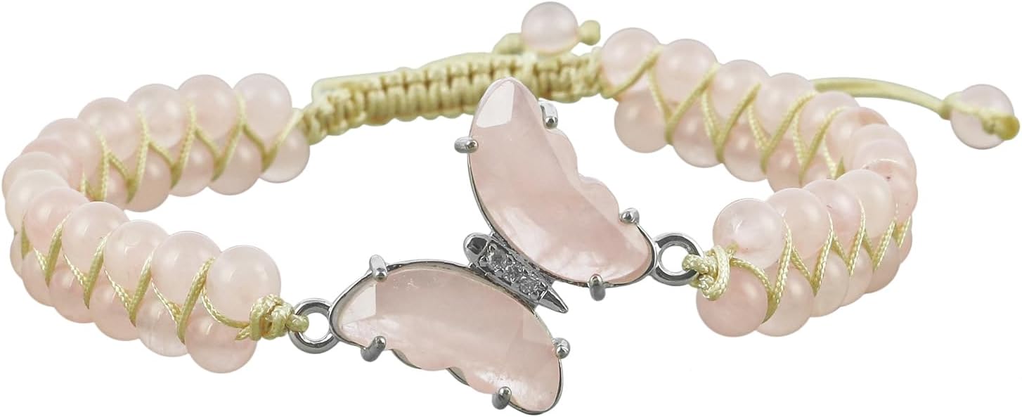 Thumbnail 6 de Lovionus89 Chakra Heilkräuter-Armbänder – handgefertigte Doppelperlen mit Schmetterlingsanhänger