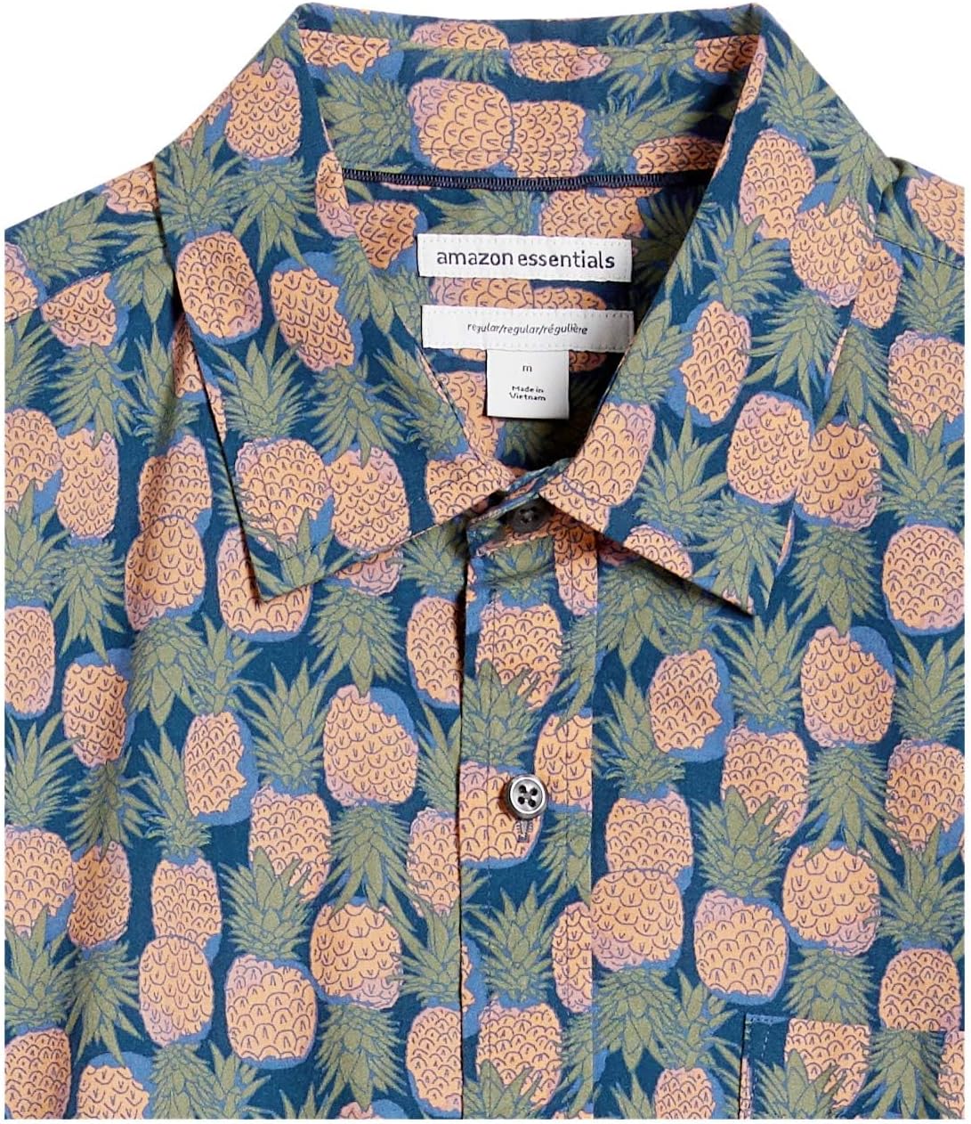 Thumbnail 4 de Amazon Essentials Men’s Regular-Fit Short-Sleeve Print Shirt