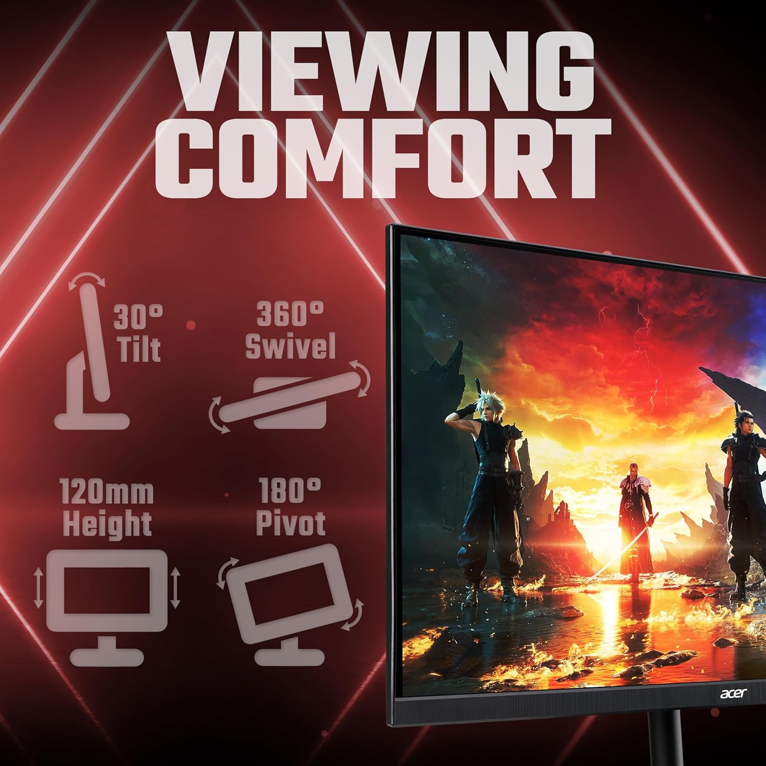 Thumbnail 5 de acer Nitro XV272UW2bmiiprfx 27-inch QHD 240Hz gaming monitor