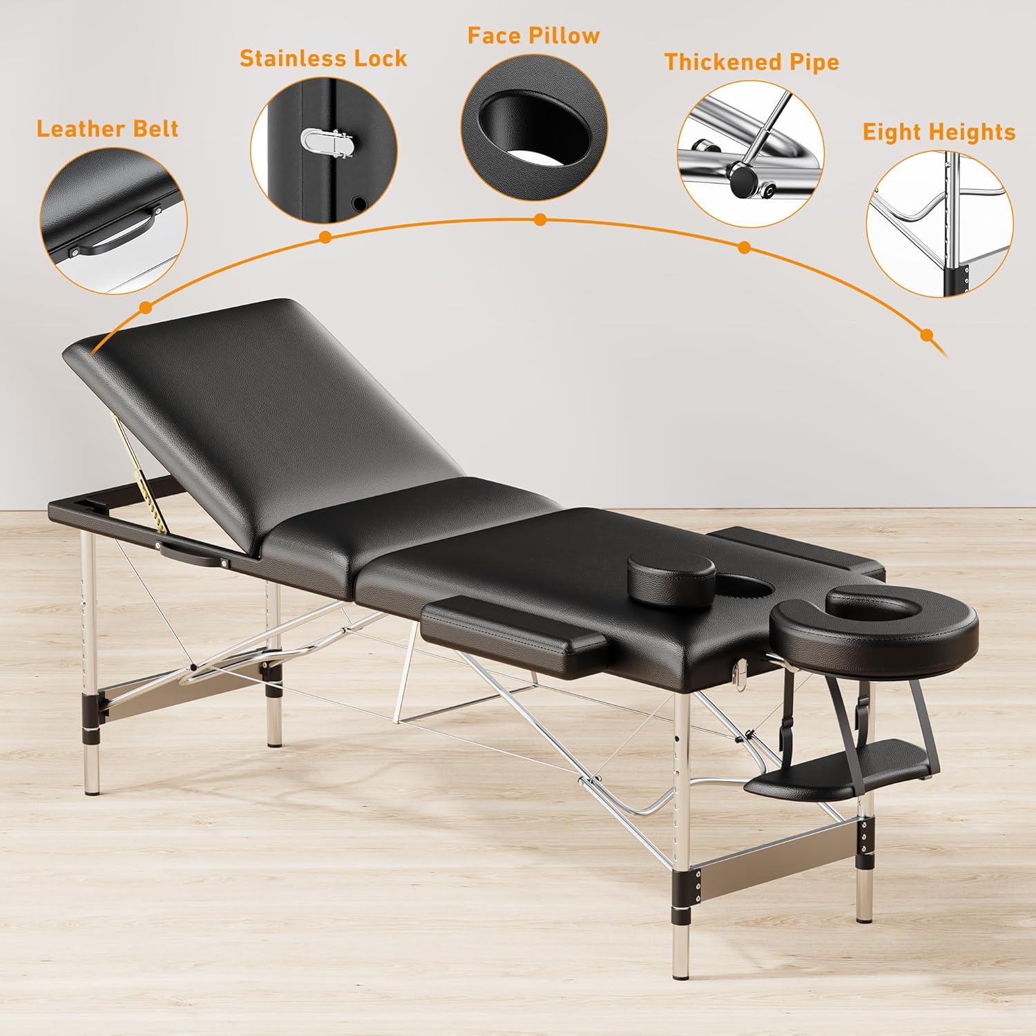 Detalle 2 de Brelley Aluminum Massage Table