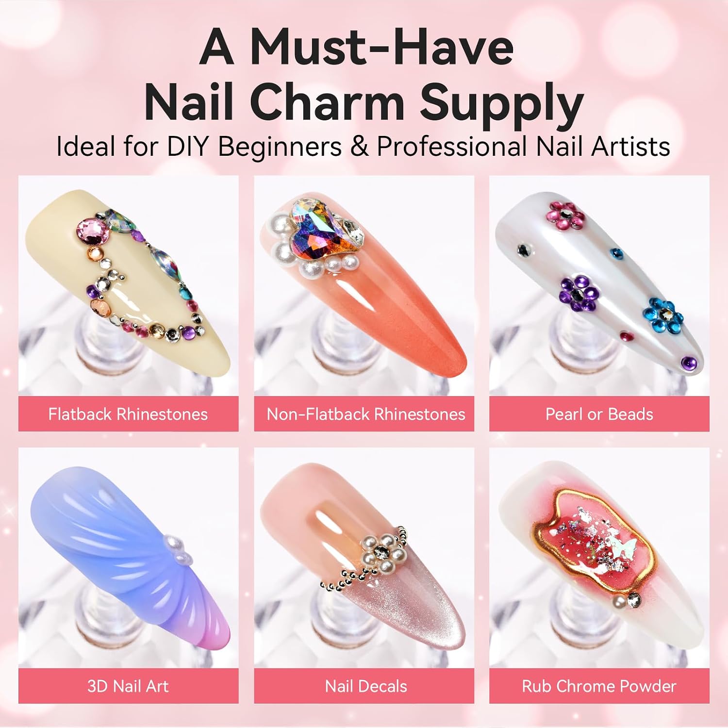 Thumbnail 5 de Makartt Nail Rhinestone Glue Set 15ml