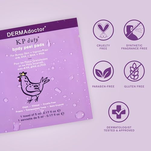 Detalle de DERMAdoctor KP Bump Eraser Body Peel Pads – 10-Pads