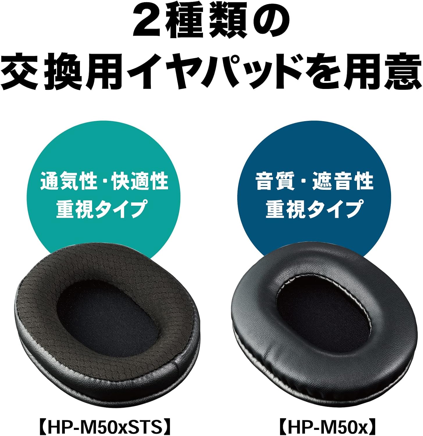 Detalle de オーディオテクニカ ATH-M50xSTS ヘッドセット、XLRマイク・交換用イヤパッド付属