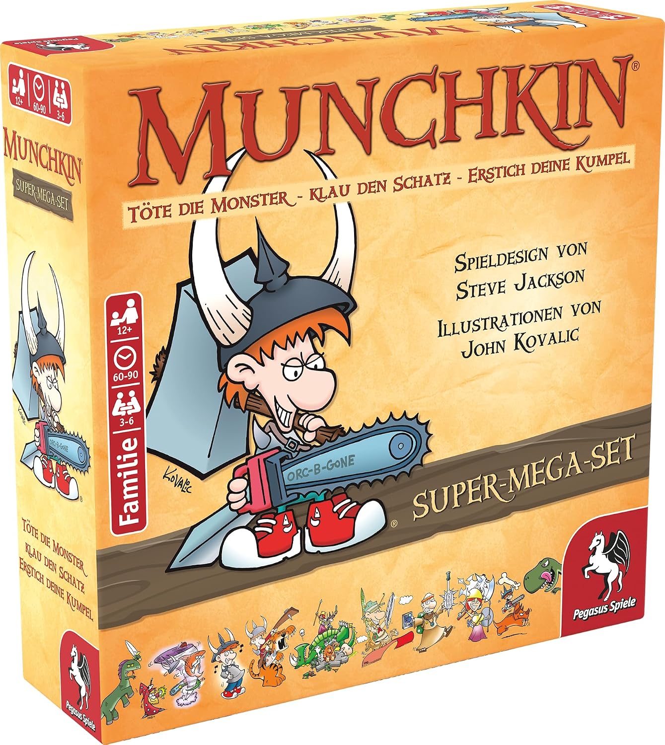 Detalle de Munchkin Fantasy Super-Mega-Set đČ