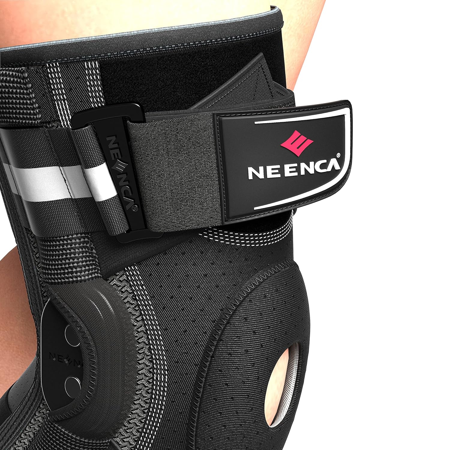 Detalle de NEENCA Professional Knee Brace with X-Strap Fixing System