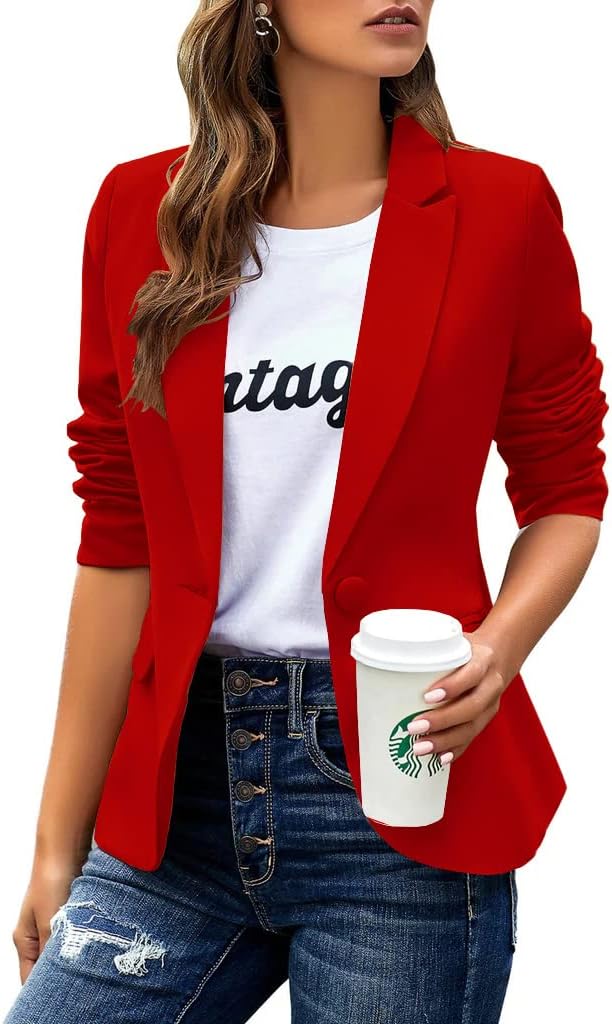 Thumbnail 6 de Womens Casual Blazer Jacket Slim Fit
