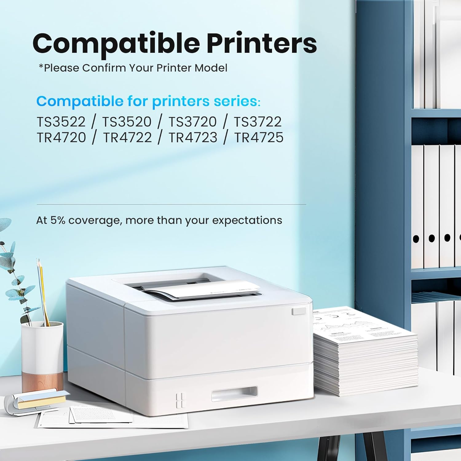 Detalle de PG-275XL Black Ink Cartridge (High Yield) Compatible for Canon PG-275XL 275XL