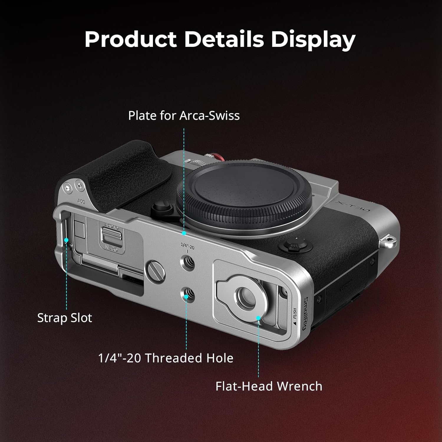 Thumbnail 5 de SMALLRIG L-Griff FUJIFILM X-T30 III