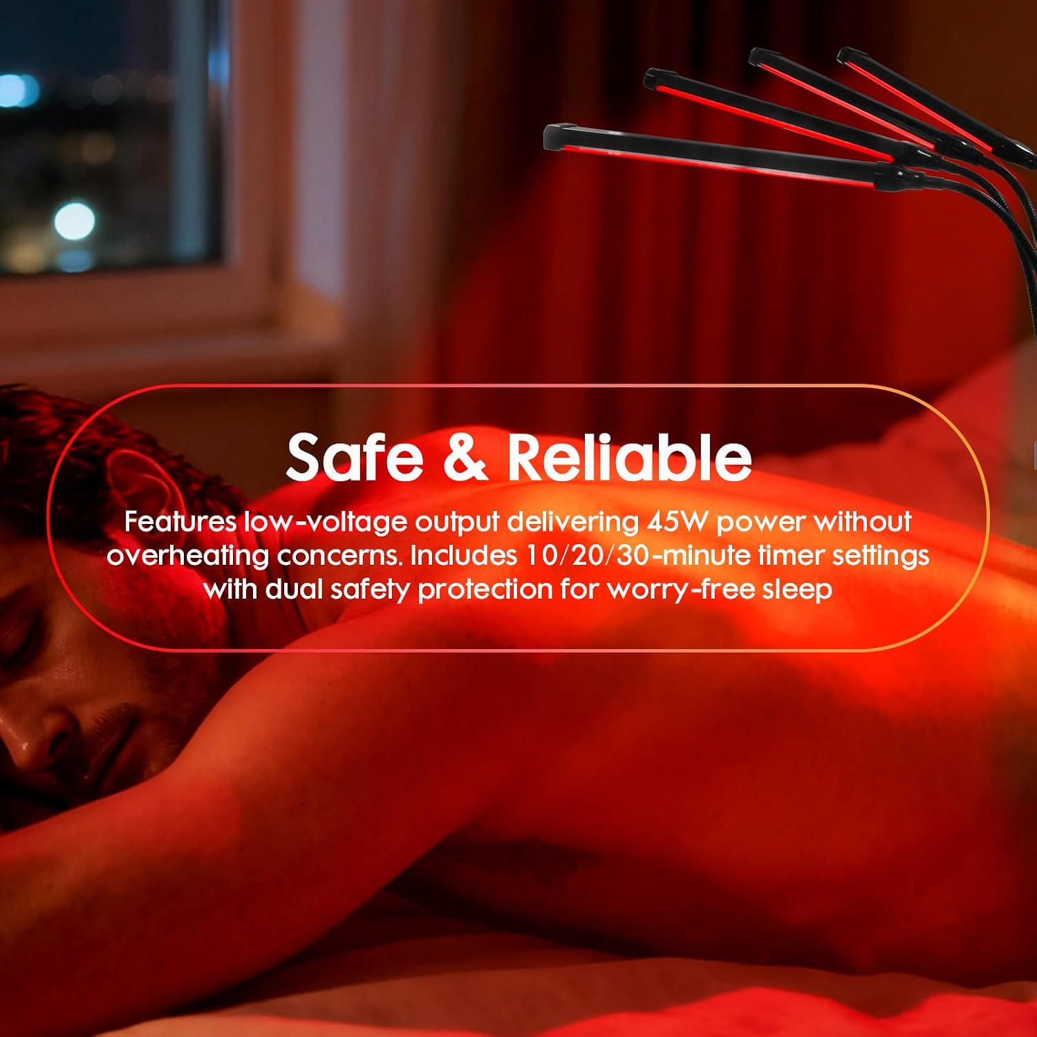 Detalle 2 de Hottoerak Rotlichtlampe 240 LEDs