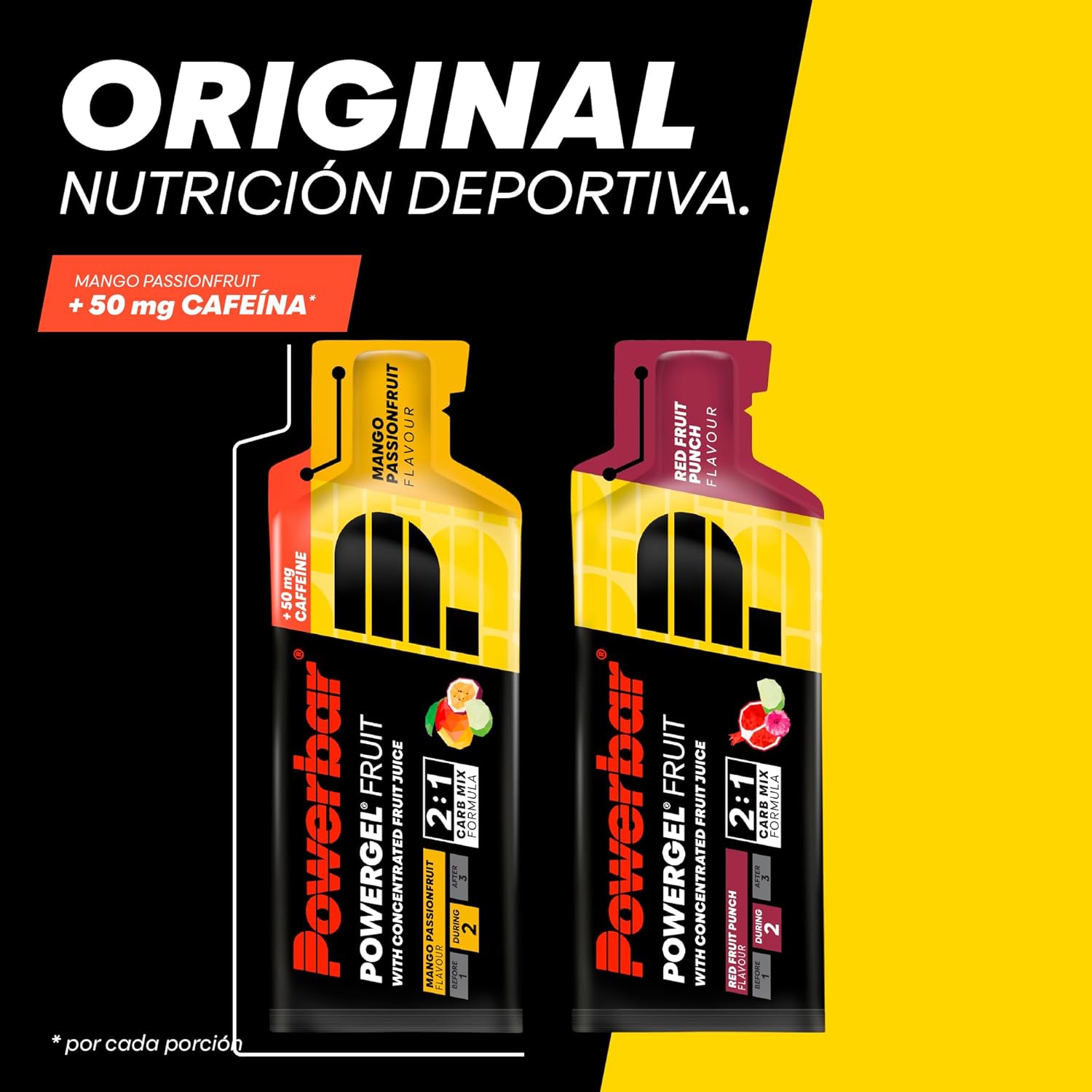 Thumbnail 2 de Powerbar PowerGel Fruit Red Punch 🔋 Gel Energético Alto en Carbohidratos