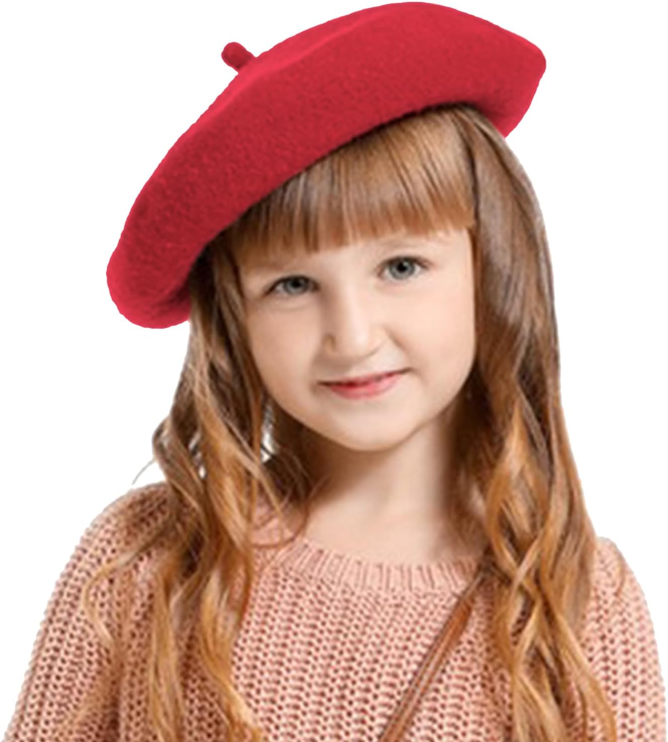 Thumbnail 6 de Winmany Toddler Girls Beret Hat in Wool – solid colour French beret for autumn and winter